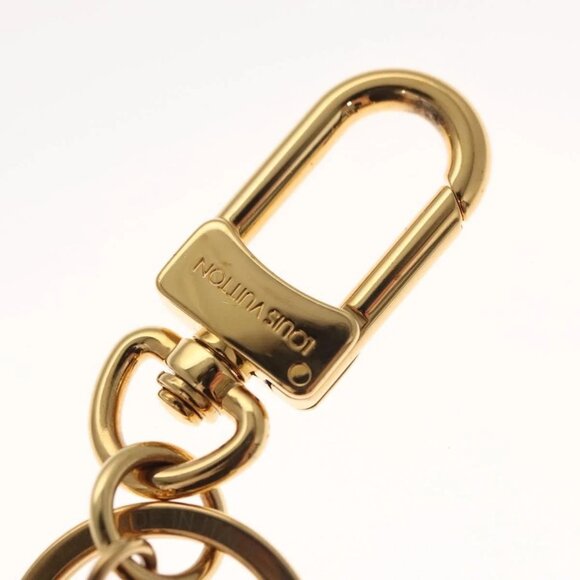LOUIS VUITTON Porte Cles Spring Street Charm metal Gold - Picture 14 of 15